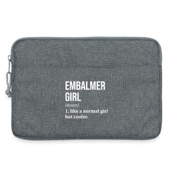 Embalming - Laptop bag 13" - heather grey - Front