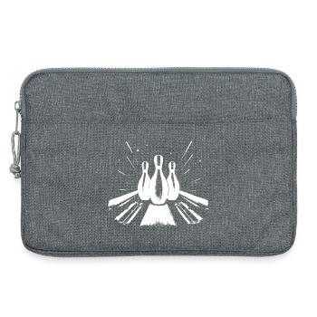 Bowling - Laptop bag 13" - heather grey - Front