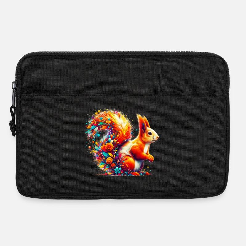 Eichhörnchen - Laptoptasche 13" - Schwarz