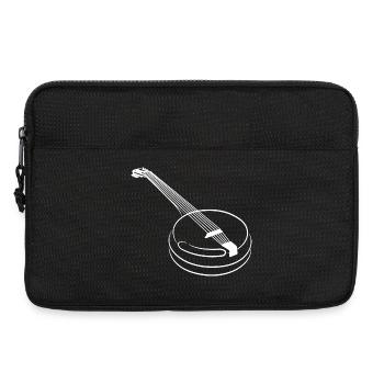 Banjo Sketch - Laptop bag 13" - black - Front