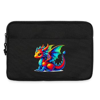 Drache - Laptoptasche 13" - Schwarz - Vorne