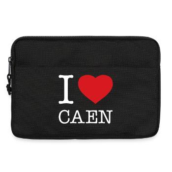 I LOVE CAEN France Frankreich - Laptoptasche 13" - Schwarz - Vorne
