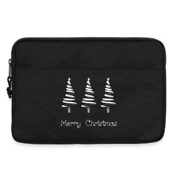 SANTA CLAUS. CHRISTMAS. MERRY CHRISTMAS. MERRY CHRISTMAS - Laptop bag 13" - black - Front