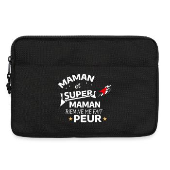 Mama Superheldin Edition - Laptoptasche 13" - Schwarz - Vorne