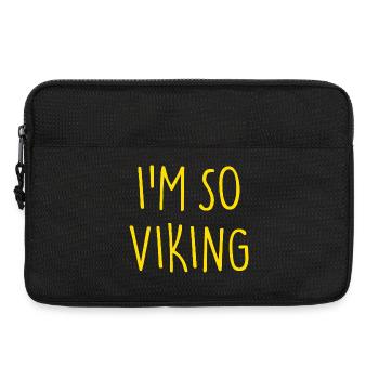 I'M SO VIKING Wikinger - Laptop bag 13" - black - Front