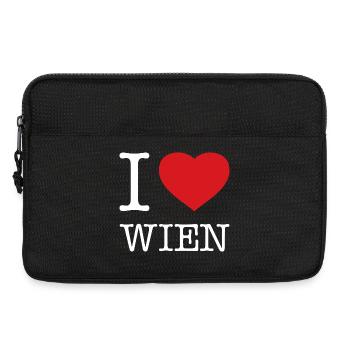I LOVE VIENNA - Laptop bag 13" - black - Front