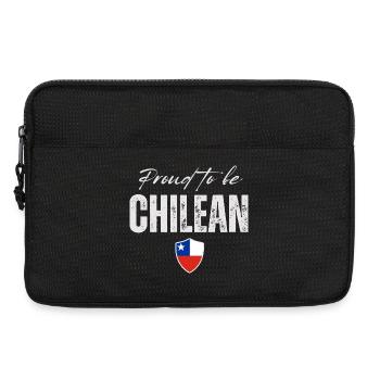 Fière chilienne, j’adore le Chili - Sacoche pour ordinateur portable 13 pouces - noir - Devant