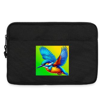 martin-pêcheur - Sacoche pour ordinateur portable 13 pouces - noir - Devant