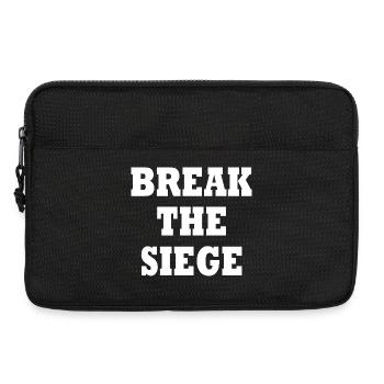 break the siege - Laptop bag 13" - black - Front