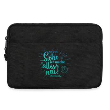 God Speaks: Everything New Design - Laptop bag 13" - black - Front