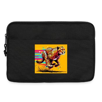 cheetah - Laptop bag 13" - black - Front
