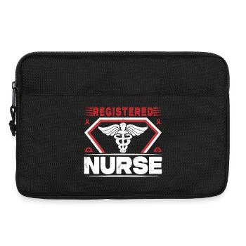 Drôle d’infirmière Cadeaux Tenues d’allaitement - Sacoche pour ordinateur portable 13 pouces - noir - Devant