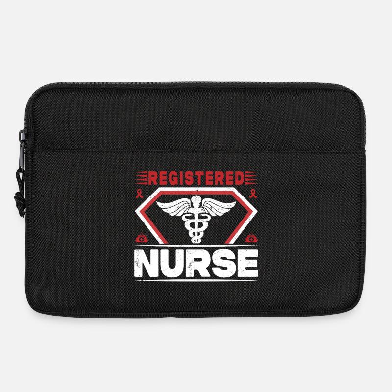Lustige Krankenschwester Geschenke Krankenpflege Outfits - Laptoptasche 13" - Schwarz