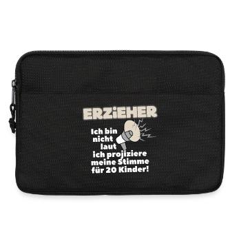 Educator not loud, voice for 20 Ki - Laptop bag 13" - black - Front