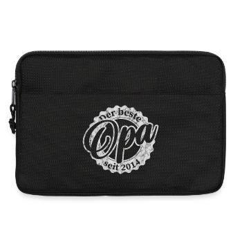 Der Beste Opa seit 2014 - Laptoptasche 13" - Schwarz - Vorne