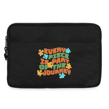 L’équipe de l’autisme : Forts ensemble - Sacoche pour ordinateur portable 13 pouces - noir - Devant