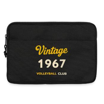 Millésime 1967 – Basket-ball Club Rétro Année de naissance - Sacoche pour ordinateur portable 13 pouces - noir - Devant