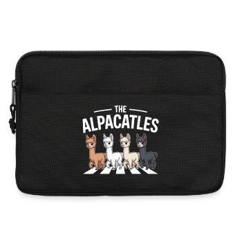 Alpacatles Llama Alpaca - Laptop bag 13" - black - Front