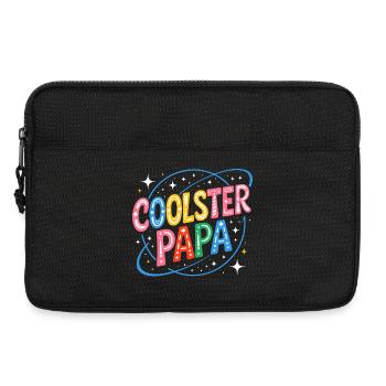 Coolster Papa Kosmischer Retro-Style - Laptoptasche 13" - Schwarz - Vorne