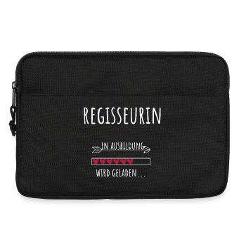 Film Studentin Beruf Ausbildung Regisseurin - Laptoptasche 13" - Schwarz - Vorne