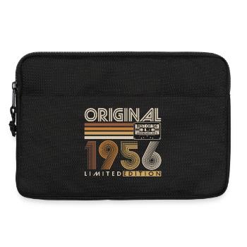 Original_1956_Jahrgang_Geburtstag_Geschenk_Retro - Laptoptasche 13" - Schwarz - Vorne
