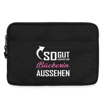 Only a baker can look so good - Laptop bag 13" - black - Front