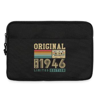 Original 1946 Jahrgang Vintage Geburtstag Retro - Laptoptasche 13" - Schwarz - Vorne