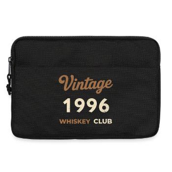 Vintage 1996 – Whiskey Club Retro Birth Year - Laptop bag 13" - black - Front