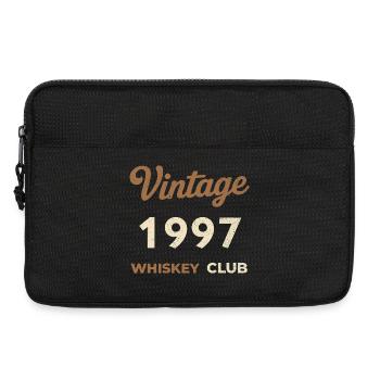 Vintage 1997 – Whiskey Club Retro Geburtsjahr - Laptoptasche 13" - Schwarz - Vorne
