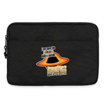I am more the Black Hole kind o' person - Laptoptasche 13" - Schwarz - Vorne