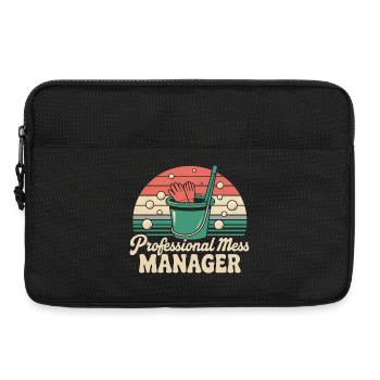Humour domestique - Sacoche pour ordinateur portable 13 pouces - noir - Devant
