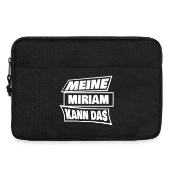 Miriam Miriam - Laptoptasche 13" - Schwarz - Vorne