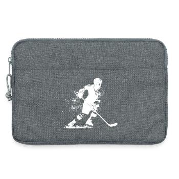 Design Énergétique du Hockey - Hockey - Sacoche pour ordinateur portable 13 pouces - gris chiné - Devant