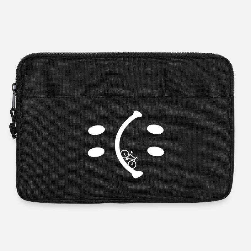 Fahrrad - Be Happy you decide - Laptoptasche 13" - Schwarz