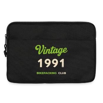 Millésime 1991 – Année de naissance rétro du Bikepacking Club - Sacoche pour ordinateur portable 13 pouces - noir - Devant
