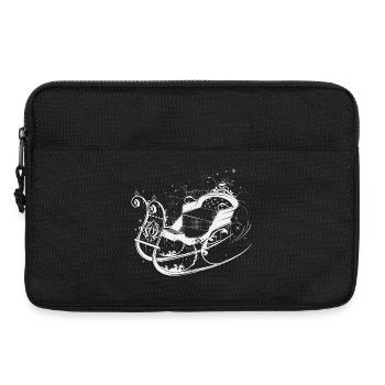 Elegant Winter Sleigh Ornaments - Laptop bag 13" - black - Front
