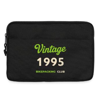 Vintage 1995 – Bikepacking Club Retro Birth Year - Laptop bag 13" - black - Front