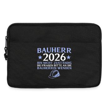 Builder 2026 I am not responsible - house construction - Laptop bag 13" - black - Front