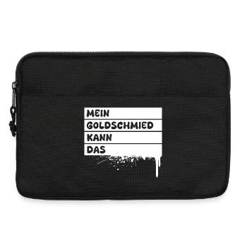 Goldsmith as a profession - Laptop bag 13" - black - Front