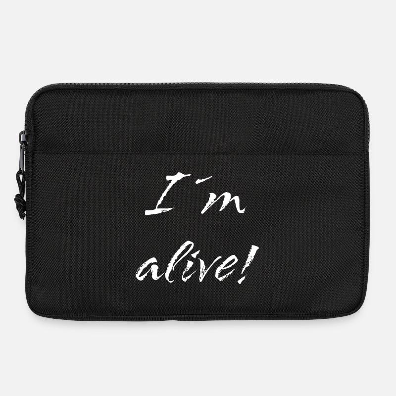 I ́m alive - Laptop bag 13" - black