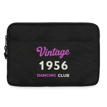 Millésime 1956 – Dancing Club Retro Année de naissance - Sacoche pour ordinateur portable 13 pouces - noir - Devant