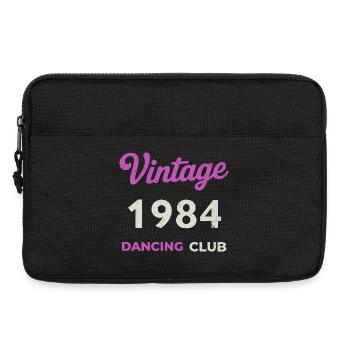 Vintage 1984 – Année de naissance rétro du club de danse - Sacoche pour ordinateur portable 13 pouces - noir - Devant