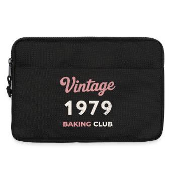 Millésime 1979 – Année de naissance rétro du Baking Club - Sacoche pour ordinateur portable 13 pouces - noir - Devant