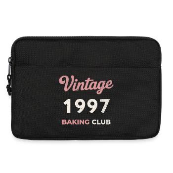 Vintage 1997 – Année de naissance rétro du Baking Club - Sacoche pour ordinateur portable 13 pouces - noir - Devant