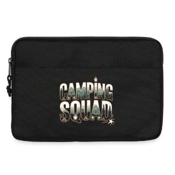 Équipe de camping Aventure en forêt - Sacoche pour ordinateur portable 13 pouces - noir - Devant