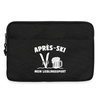 Après-Ski! Mein Lieblingssport! - Laptoptasche 13" - Schwarz - Vorne