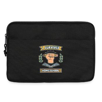I Survived Homeschool Funny Education Graphic - Laptoptasche 13" - Schwarz - Vorne