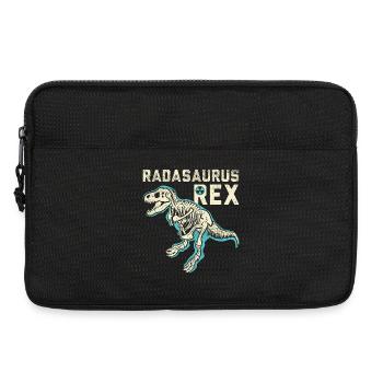 Radasaurus Rex Radiology T-Rex Skeleton Design - Laptop bag 13" - black - Front