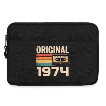 Originales Retro-Jubiläum von 1974 - Laptoptasche 13" - Schwarz - Vorne