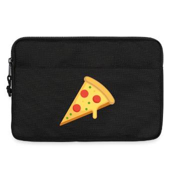 pizza slice - Laptop bag 13" - black - Front